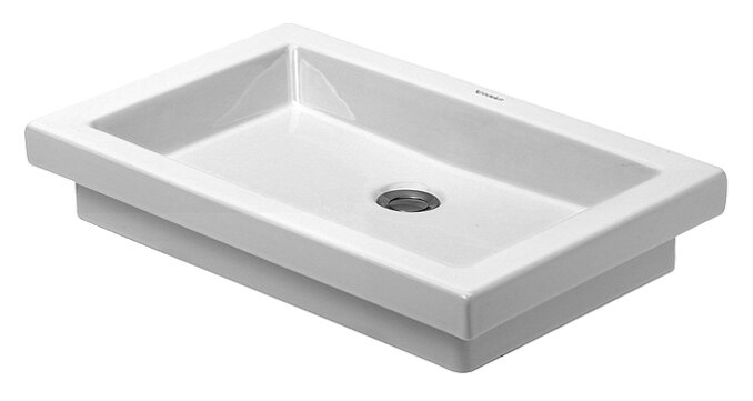 23 rectangular drop in bathroom sink